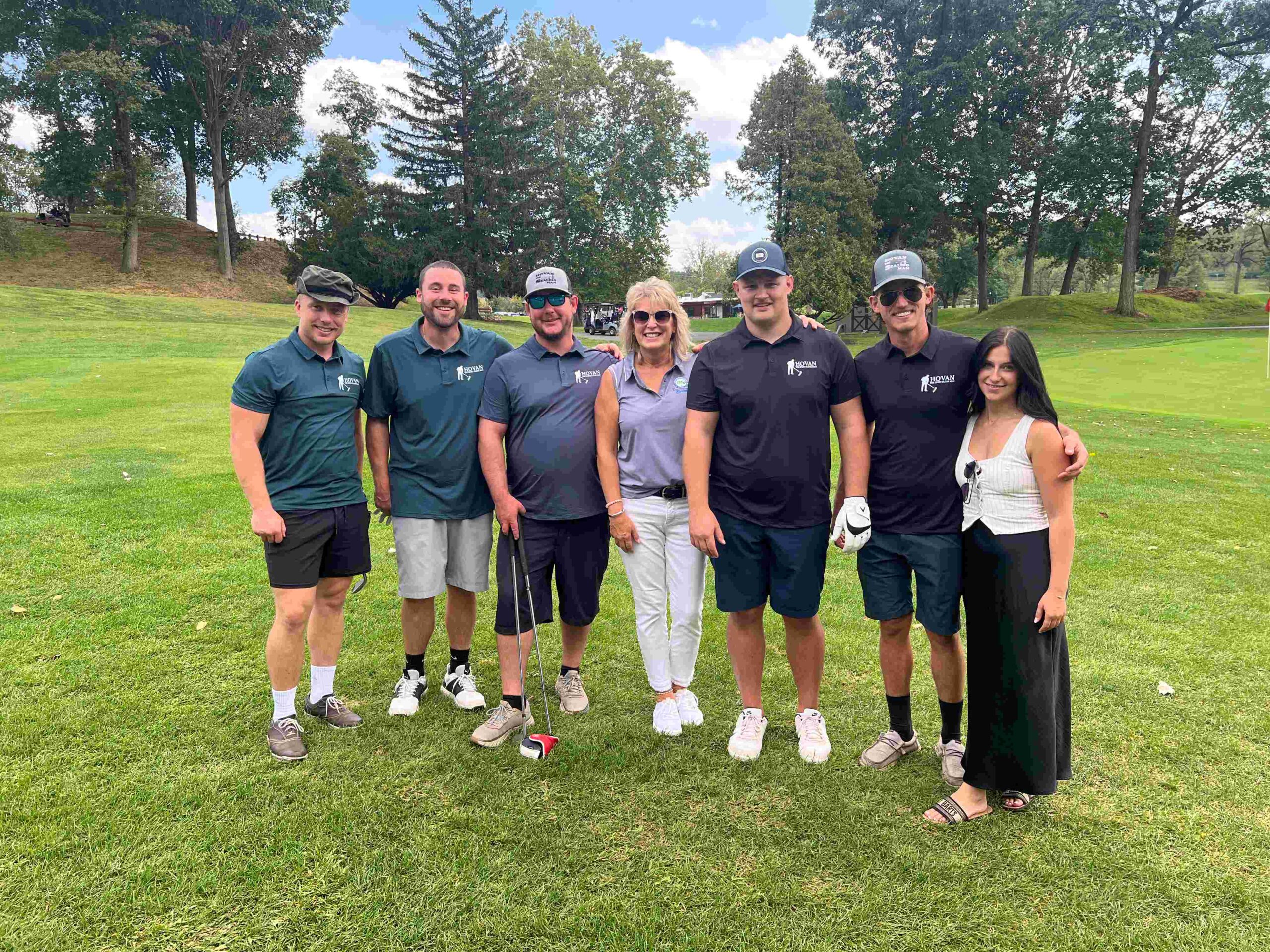 Hovan The Sealing Man at the CBS 2025 Golf outing