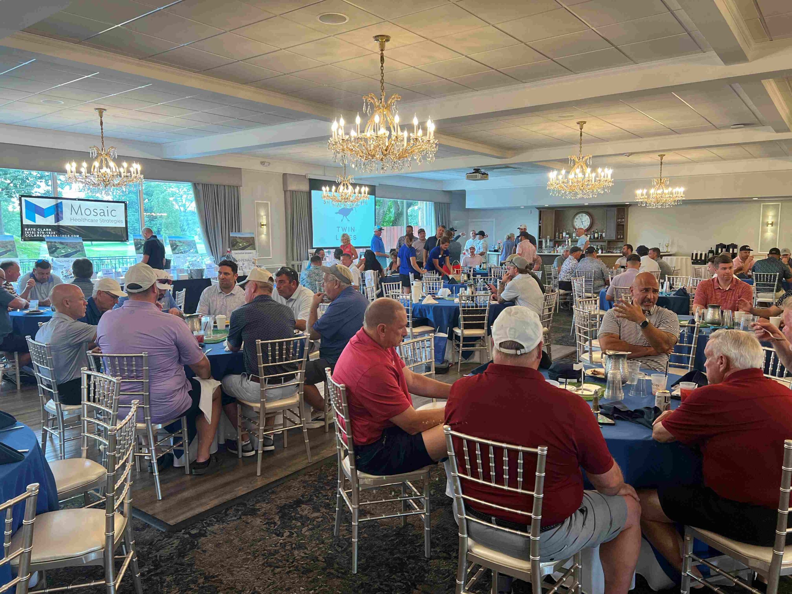 Golf tournament lunch
